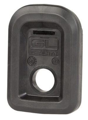 Magpul MAG567-BLK GL L-Plate  made of Polymer with OverMolded Rubber & Black Finish for PMAG 17 GL9, 15 GL9 Magazines
