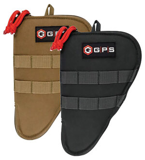GPS Bags GPS1004CPCB Contoured  with Black Finish with Lockable Zipper for 4" or Less Barrel Handgun
