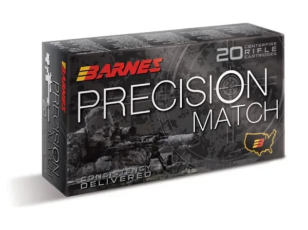 Barnes Precision Match Rifle Ammunition 5.56x45mm 69 gr OTM BT 20/ct