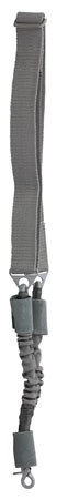 NcStar AARS1PU Single Point Sling  1.50" 44"-60" Urban Gray Nylon Rifle
