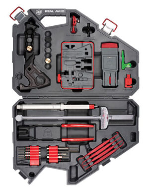Real Avid AVAR15AMK AR15 Master Kit Gray/Red Multiple