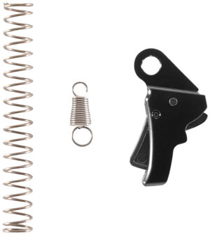 Apex Tactical 115112 Action Enhancement  Curved Trigger with 5-5.50 lbs Draw Weight & Black Finish for Springfield Hellcat