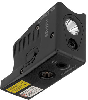 Nightstick TSM16G TSM-16G Weapon Light w/Laser Springfield Hellcat For Handgun 150 Lumens Output White LED/Light Green Laser 100 Meters Beam Matte Black Polymer