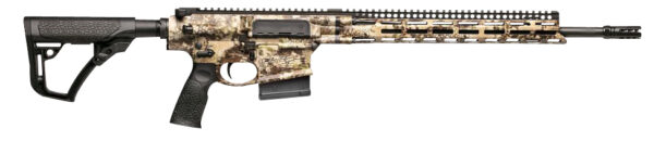Daniel Defense 0215800300047 DD5 V4 Hunter 260 Rem 18" 5+1 Kryptek Highlander Black 6 Position w/SoftTouch Overmolding Stock Black Polymer Grip Right Hand