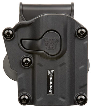 Bulldog MX001SC Max Multi Fit OWB Black Polymer Paddle Fits Sig P250/P320 Fits S&W M&P 9/40/45 Fullsize Right Hand