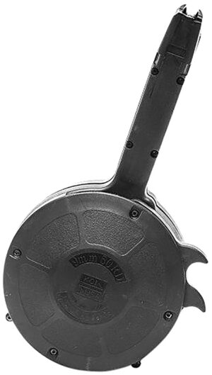 Kci Usa Inc KCIMZ027 Glock  50rd Drum 9mm Luger, Black Polymer, Fits Double Stack Glock