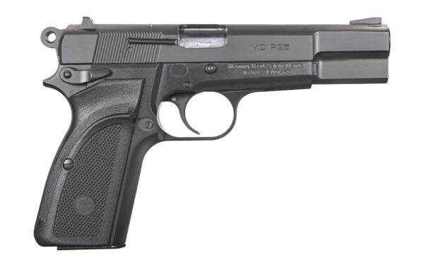 EAA GIRSAN 390450 MC P35  9mm Luger 15+1, 4.87" Black Steel Barrel, Black Serrated Steel Slide, Matte Black Steel Frame Black, Checkered Polymer Grip, Ambidextrous