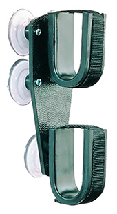 Rugged Gear 10020 Suction Cup Gun Rack Black Metal Universal