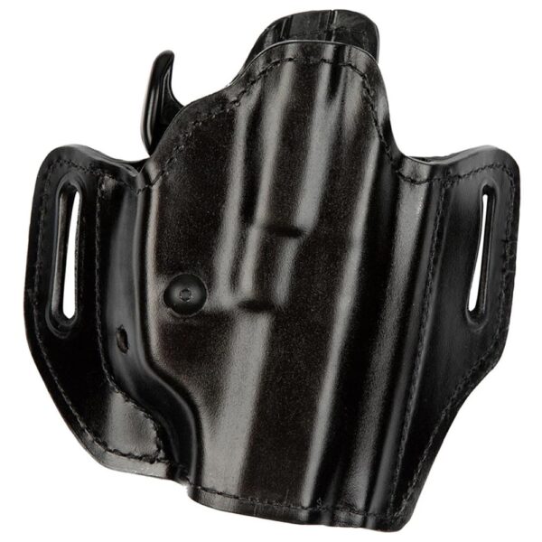 Bianchi 54501 Allusion Assent Pro-Fit OWB Size 04 Black Leather Belt Slide Fits Springfield XD Fits Sig P220 Fits FN FNP Right Hand