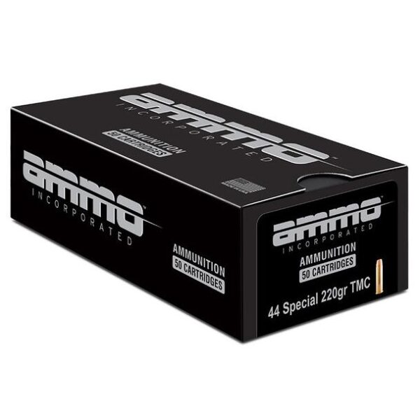 Ammo Inc 44S220TMCA50 Signature  44 S&W Spl 220 gr Total Metal Case 50 Per Box/20 Case