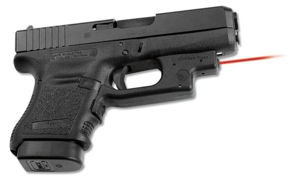 Crimson Trace 0123401 LG-436 Laserguard  Black Red Laser Glock Compact & Subcompact