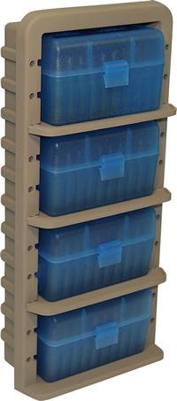 AMMO RACK WITH 4 RS-50-24 AMMO BOXES