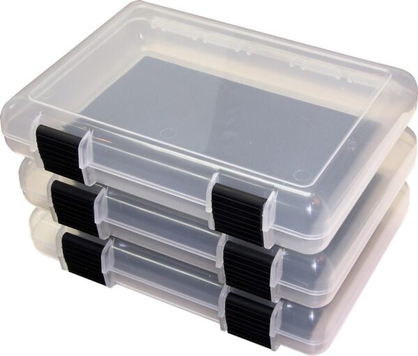 MTM In-Safe Storage Case 12" Clear - 3/ct