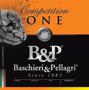 B&P Competition One Shotshells- 12 ga 2-3/4 In 7/8 oz. #9 1160 fps 25/ct
