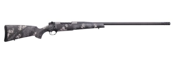 Weatherby Mark V Backcountry 2.0 Ti Carbon 6.5 Wby RPM Rifle 4rd Magazine 26" Barrel Grey and White