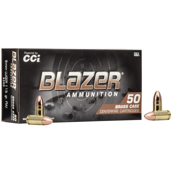 BLAZER BRASS 9MM 115GR FMJ 50/1000