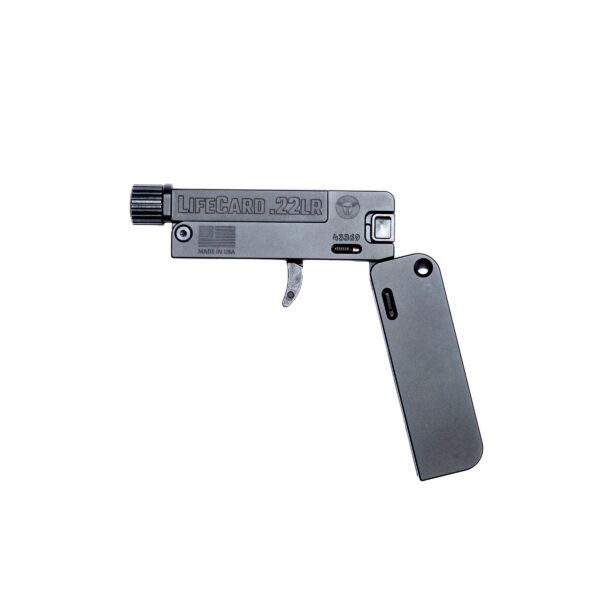 Trailblazer Firearms LC1-T Lifecard Handgun .22LR Single Shot 2.5" Threaded Barrel Black Grip