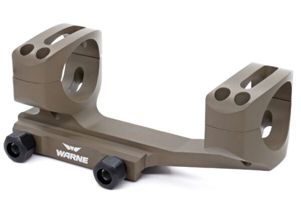 Warne XSKEL30DE X-SKEL Scope Mount/Ring Combo Flat Dark Earth Cerakote 30mm