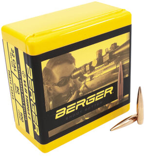 Berger Bullets 22423 VLD Target Match Grade 22 Cal .224 90 gr Secant Very Low Drag 100 Per Box