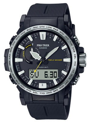 G-shock/vlc Distribution PRW611A Casio Pro Trek Black Size 145-215mm Features Digital Compass