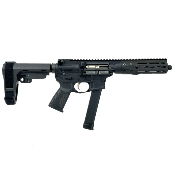 LWRC IC-9 AR Pistol - Black | 9mm | 8.5" Threaded Barrel | SBA3 Brace | Accepts Glock Mags