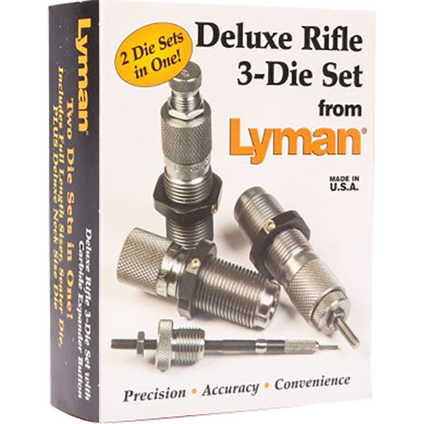 Lyman Carbide Deluxe Rifle 3 Piece Die Set 6.5 Creedmoor - Image 2