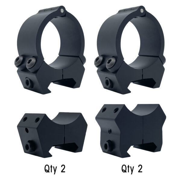 VersaRing Universal Scope Rings Black 30mm Hinge - Image 4