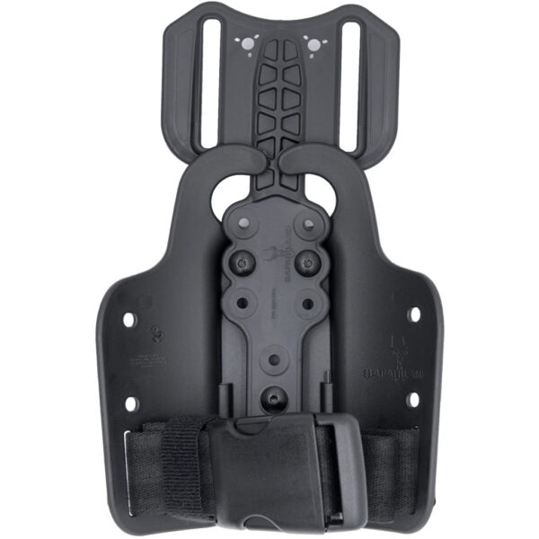 Safariland 6004 Single Strap Leg Shroud Black w/ Drop Flex Adaptor - Image 2