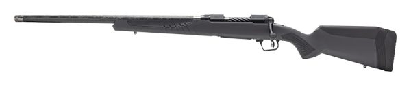 Savage Arms 57719 110 UltraLite 6.5 PRC 2+1 24" Carbon Fiber Wrapped Barrel, Black Melonite Rec, Gray AccuStock with AccuFit, Left Hand