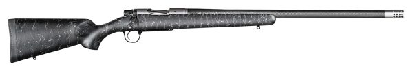 Christensen Arms 8010600500 Ridgeline  6.5 PRC 3+1 24" Carbon Fiber/Threaded Barrel, Tungsten Gray Cerakote, Black with Gray Webbing Stock