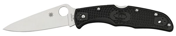 Spyderco C10FPBK Endura 4 Lightweight 3.75" Folding Plain Satin VG-10 SS Blade/Purple Bi-Directional Texturing FRN Handle Includes Pocket Clip