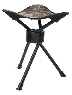 Vanish 5913 Swivel Tripod Stool  Realtree Edge Steel