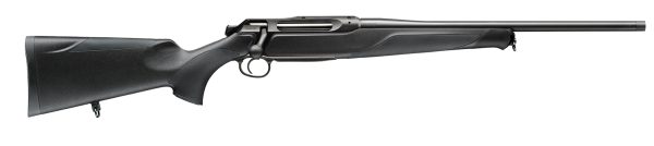 Sauer 80117637 505 XT Full Size 300 Win Mag 3+1 24" Titanium Gray Threaded Barrel, Saddle Mount Steel Receiver, Black Fixed Synthetic Stock