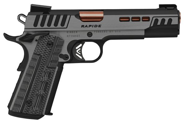 Kimber Mfg.,inc 3000431  Rapide Dusk 9mm 9+1 5" Gray KimPro II w/ Brush Polished Flats Front Serrations Stainless Steel Slide G10 Grip