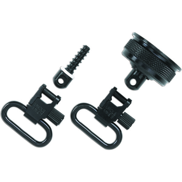 Uncle Mike's QD Swivels Remington 11-87 1 in. Cap Blued