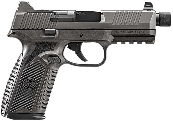 FN 66-101950 510 Tactical 10mm 10+1 4.71" Gray Stainless Steel Slide