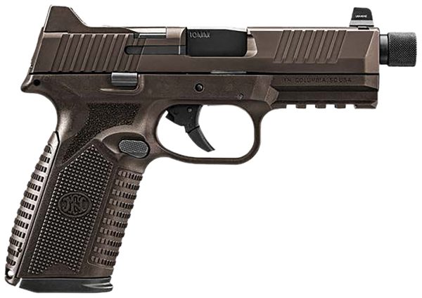 FN 66-101951 510 Tactical 10mm 10+1 4.71" Bronze Stainless Steel Slide