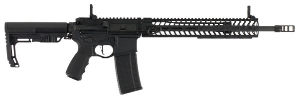 Spikes PHUR5435M3R Pipe Hitter  223 Rem,5.56x45mm NATO 16" No Magazine Black Hard Coat Anodized 6 Position MFT BMS Minimalist Stock