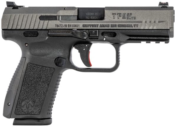 Canik HG4869TN TP9SF Elite 9mm Luger 15+1 4.19" Black Nitride Match Grade Barrel, Tungsten Gray Cerakote Serrated Steel Slide, Black Polymer Frame w/Picatinny Rail Black Interchangeable Backstrap Grip