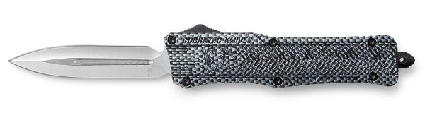 CobraTec Knives LCFCTK1LDNS CTK-1  Large 3.75" OTF Dagger Plain D2 Steel Blade/Carbon Fiber Aluminum Handle Features Glass Breaker Includes Pocket Clip