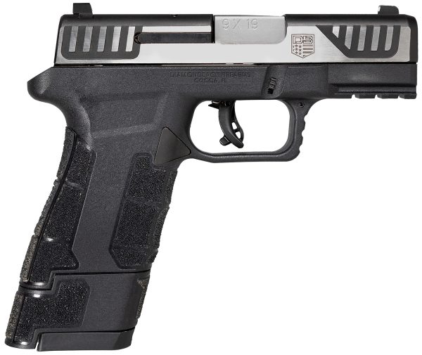Diamondback DB0300P031 AM2  Sub-Compact Frame 9mm Luger 12+1/17+1, 3.50" Stainless Steel Barrel, Serrated Stainless Steel Slide, Black Polymer Frame w/Picatinny Rail & Polymer Grip