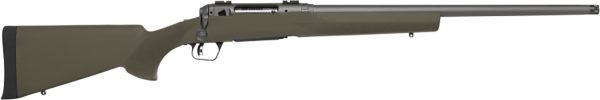 Savage Arms 58034 110 Trail Hunter 308 Win 4+1 22" Threaded/Medium Heavy Profile, Tungsten Gray Cerakote Barrel/Rec, OD Green Hogue Overmold Stock, Adj. AccuTrigger, Weaver Base
