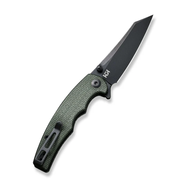 CIVIVI P87 Folder Flipper Knife Micarta Handle (2.90"" Nitro-V Blade) C21043-3
