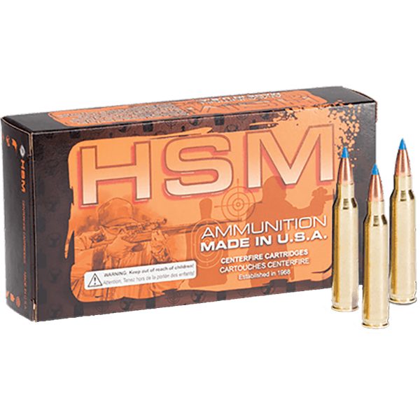 HSM Varmint Rifle Ammunition 22 Hornet V-Max 35 gr. 50 rd.
