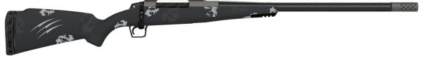 Fierce Firearms ROG300PRC22GP Carbon Rogue  300 PRC 3+1 22" Carbon Fiber Barrel, Glacier Cerakote Steel Rec, Phantom Camo Rogue Stock