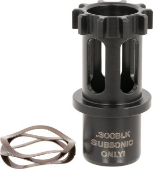 ADVANCED ARMAMENT COMPANY 64744 Direct Thread Adapter  300 Blackout (Subsonic Only), 5/8"-24 tpi, for AAC Ti-Rant 45 Suppressor
