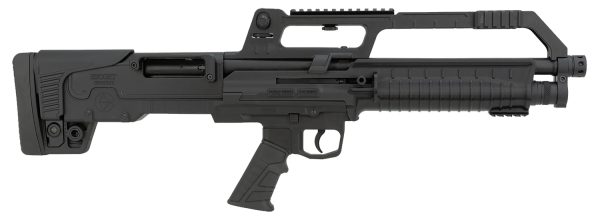Escort HEBA20180001  BullTac 20 Gauge Semi-Auto 3" 5+1 18" Black Steel Barrel, Black Picatinny Rail Aluminum/Polymer Receiver, Bullpup w/Pistol Grip Synthetic Stock