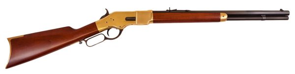 Cimarron CA221 1866 Yellowboy Short Rifle 38 Special 20" Octagon Barrel Brass Receiver