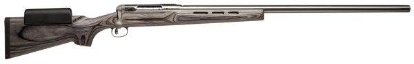 Savage Arms 18890 12 F/TR 223 Rem Caliber with 1rd Capacity, 30" 1:7" Twist Barrel, Matte Stainless Metal Finish & Gray Laminate Stock Right Hand (Full Size)