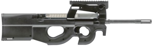 FN 3848950460 PS90  5.7x28mm 30+1 16" Black Ported Barrel, Black Picatinny Rail Aluminum Receiver, Matte Black Synthetic Bullpup w/Thumbhole Stock, Ambidextrous